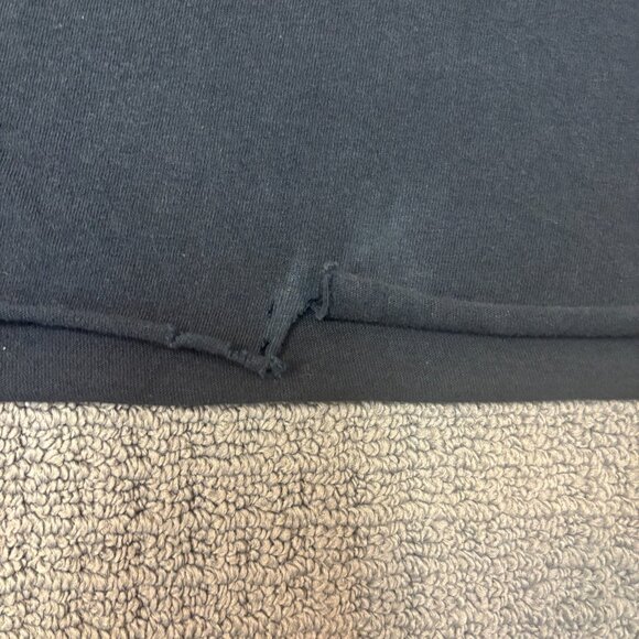 Liquid Blue Shirt Black Crewneck Scary Clowns Trashec Boxy Cutoff Cropped 2011 - Picture 14 of 14